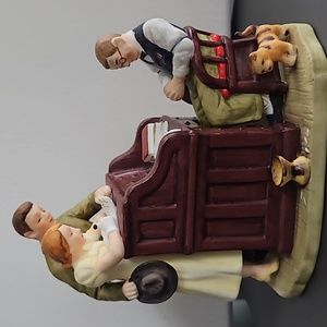 Vintage Norman Rockwell figurine on the Marriage License